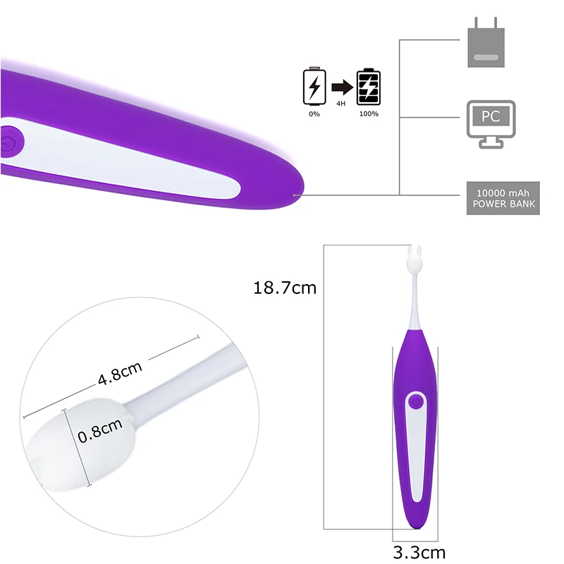 Вибратор для точки G вибратор массажа фаллоимитатор любви беспроводной с