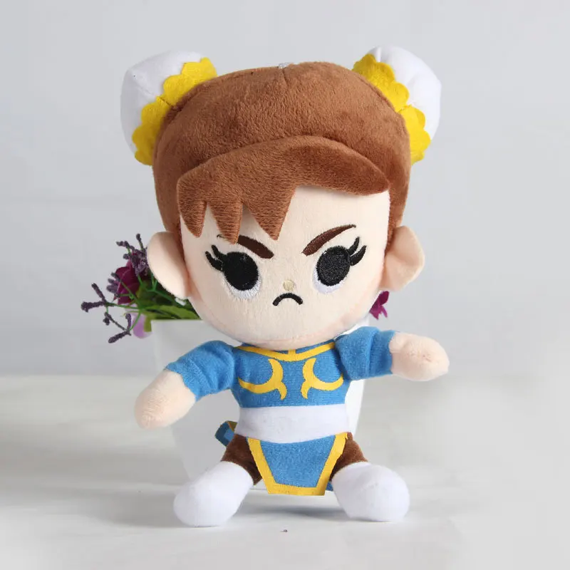 5 шт./компл. персонажи уличных бойцов Рю а Gulie Chun Li 20 см плюшевые куклы розничная