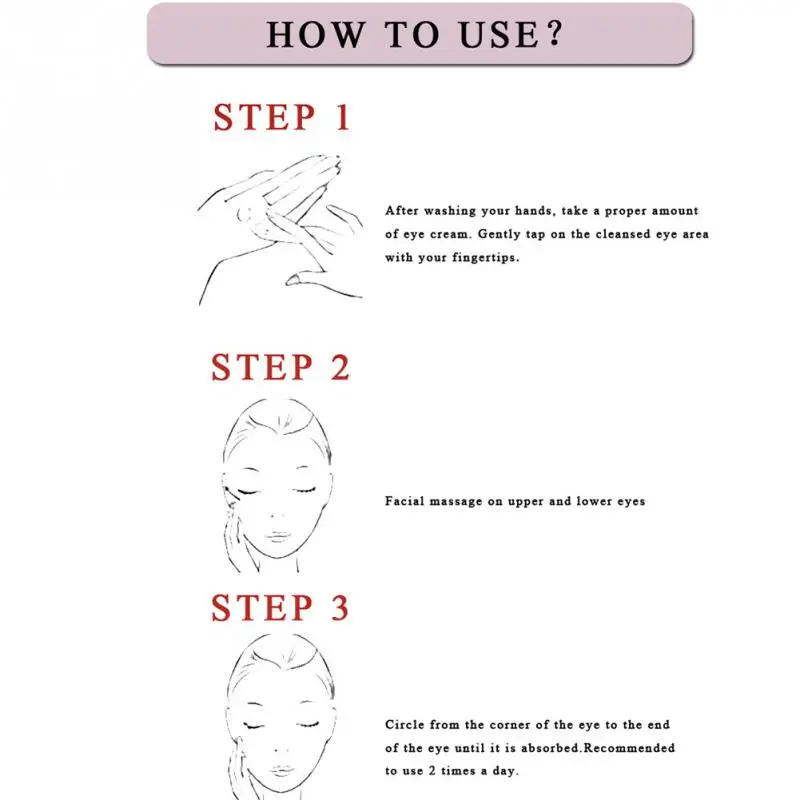 Probiotic крем для глаз Съемный Травяной Уход кожи портативный Увлажняющий Темный