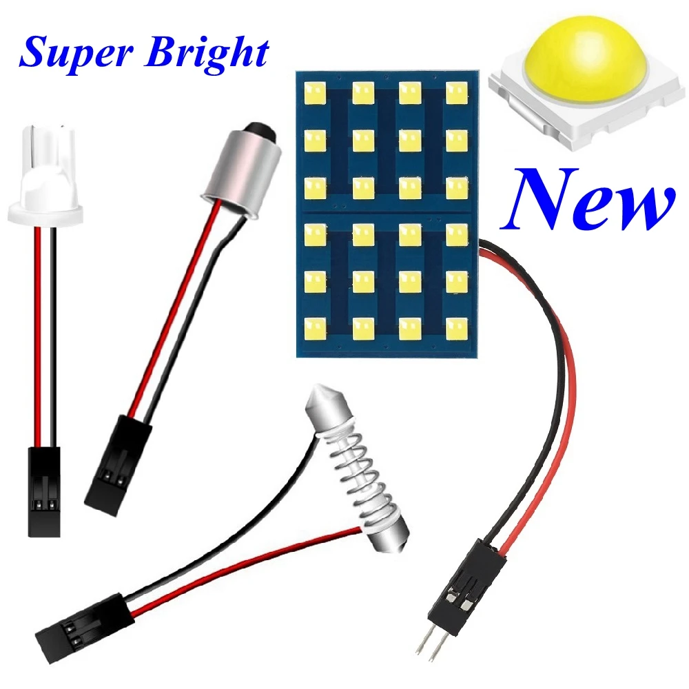 Новинка 2020 сверхъяркая Светодиодная панель для автомобильного купола лампа