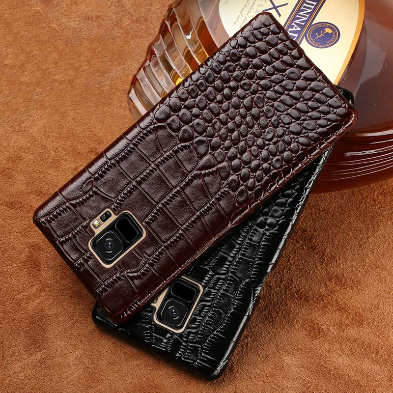 

Case For Samsung Galaxy S6 S7edge S8 S9 S10 Plus A20 A30 A50 A70 Crocodile Texture For Note 8 9 10 A5 A7 A8 2018 J5 2017 Case