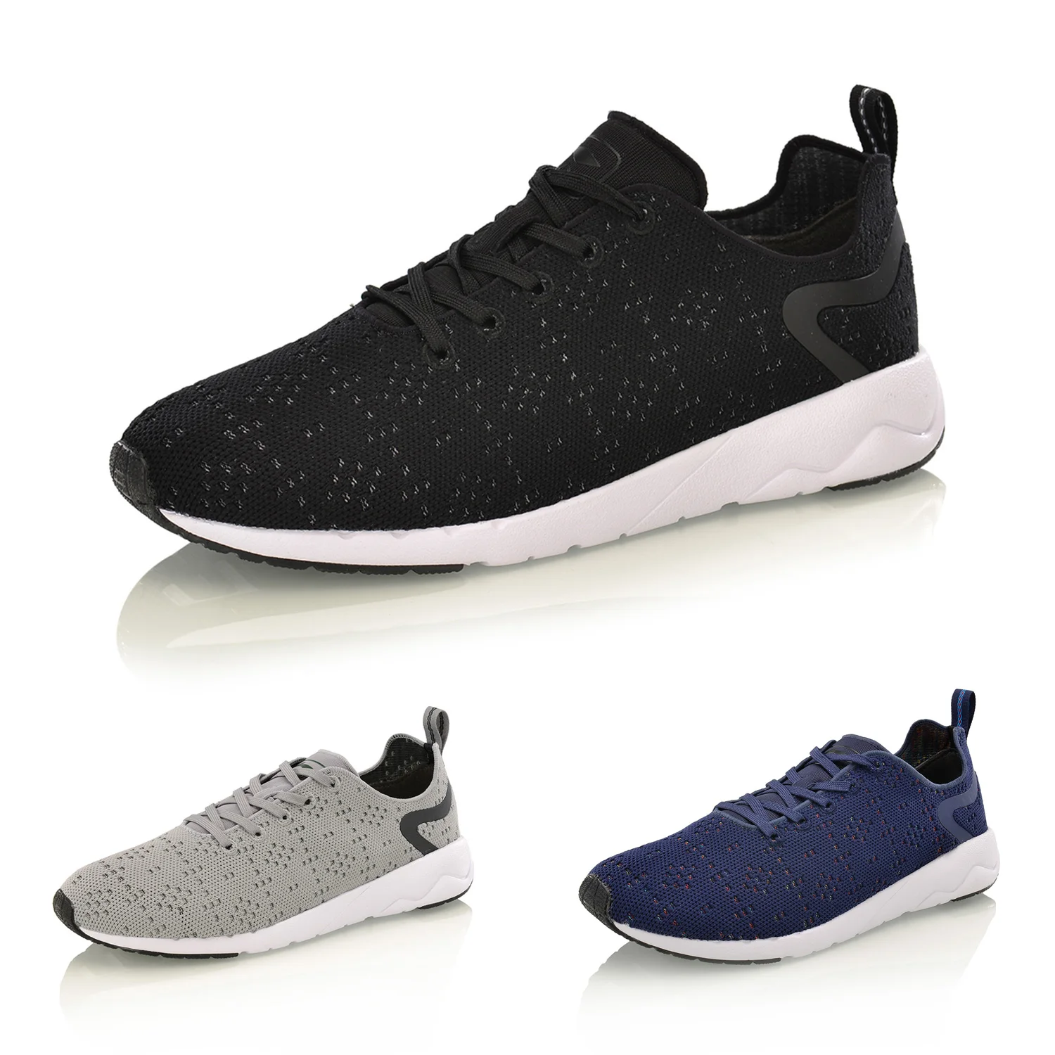 Мужская прогулочная обувь Li Ning Спортивная дышащая с подкладкой из мононити AGCM055