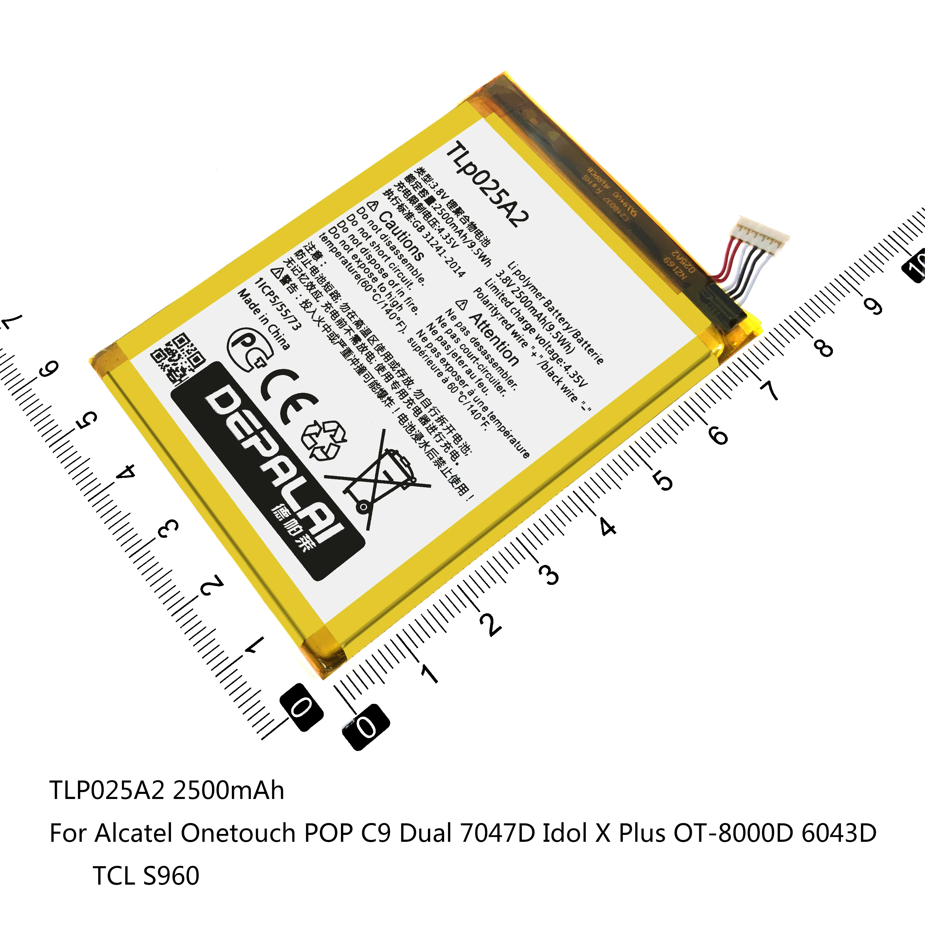 Аккумулятор TLP025GC TLP025DC TLP025A2 для Alcatel One Touch POP C9 Pixi 4 (7) 3G 9003X 9003A 6 0 OT 8050D/9001D Pop 3 (5 5)