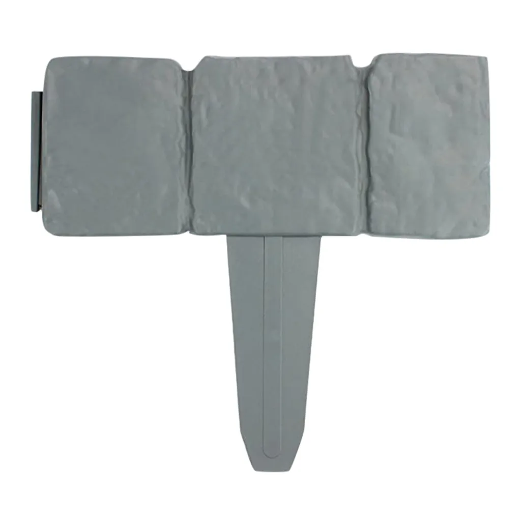 

Garden Decorations 20PCS Plastic Lawn Border Edging Garden Grass Edge Fence Wall Artificial Decorations
