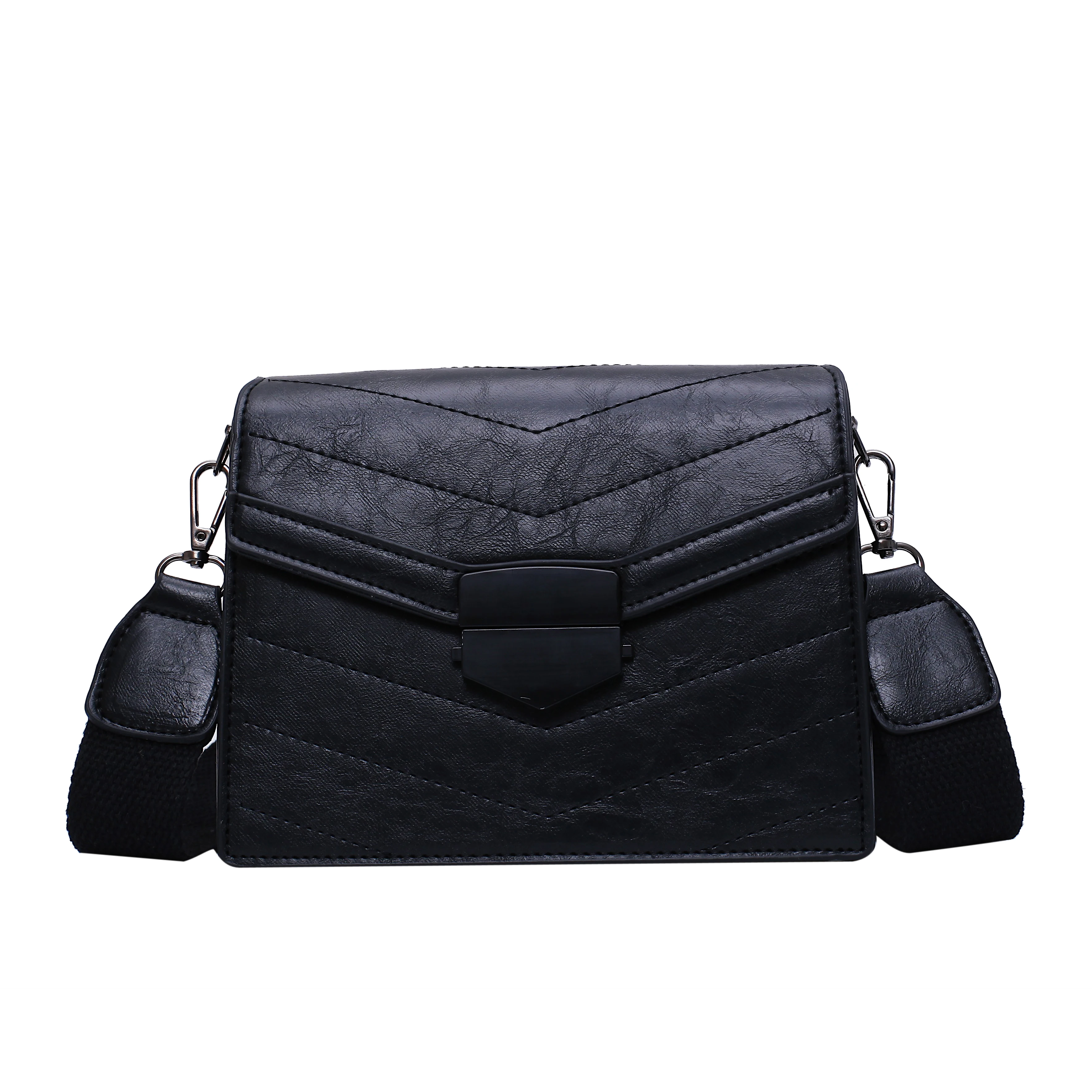 

Solid Color PU Leather Crossbody Bags For Women 2021 Small Shoulder Simple Bag Female Chain Handbags and Purse