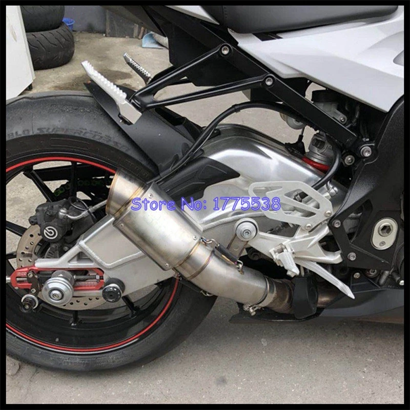 Титан сплава для BMW S1000RR 2010-2014 2015-2016 мотоциклетный глушитель на выхлопную трубу