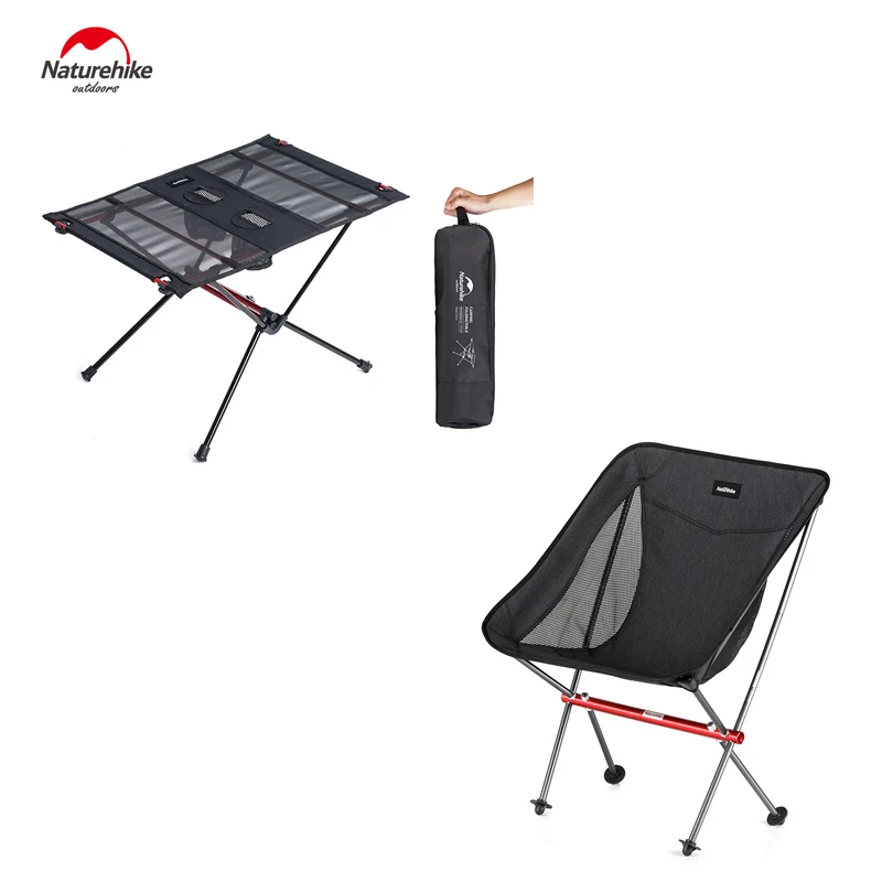 

Naturehike YL05 Lightweight Foldable Camping Chair Table Compact Portable Outdoor Folding Beach Chair Fishing Picnic Chair