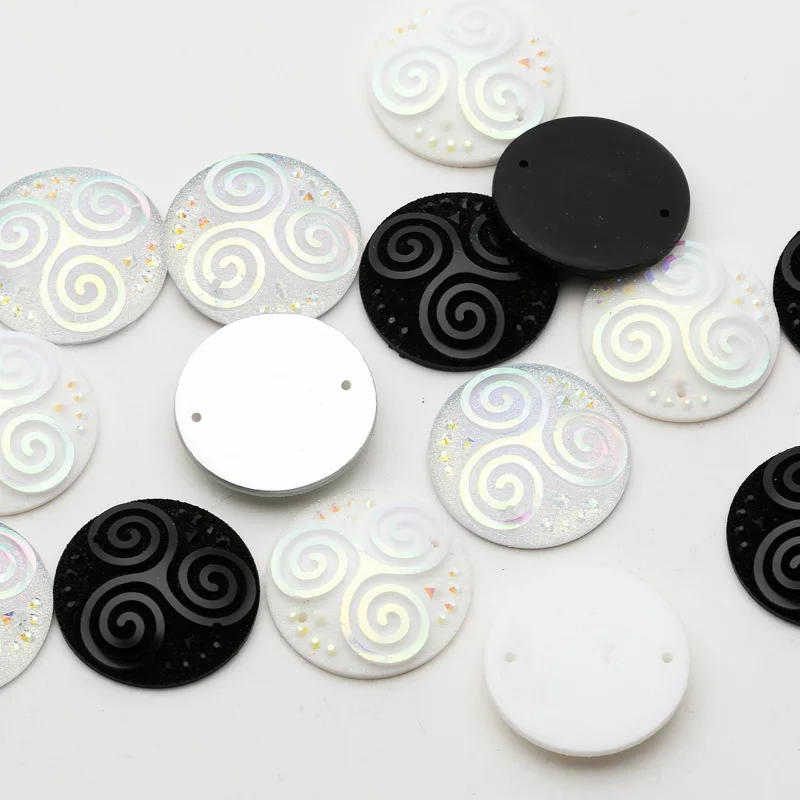 Taidian плоская обратная сторона смолы пришить Rhinstone для родного бисера серьги 20