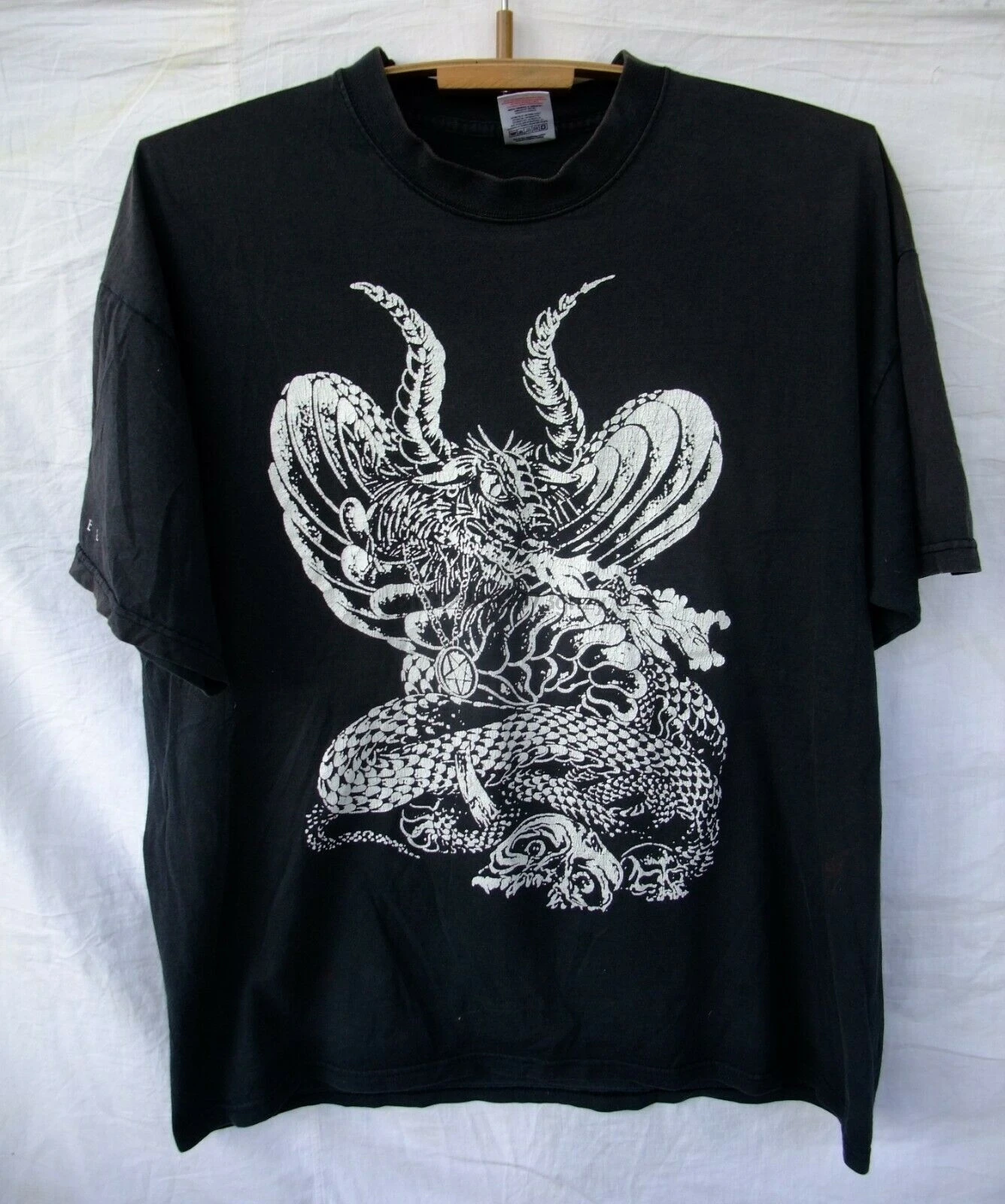 Vtg футболка Samael working Him black metal Emperor Bathory Mayhem 1Burzum @ Мужская одежда из хлопка 100% хлопок