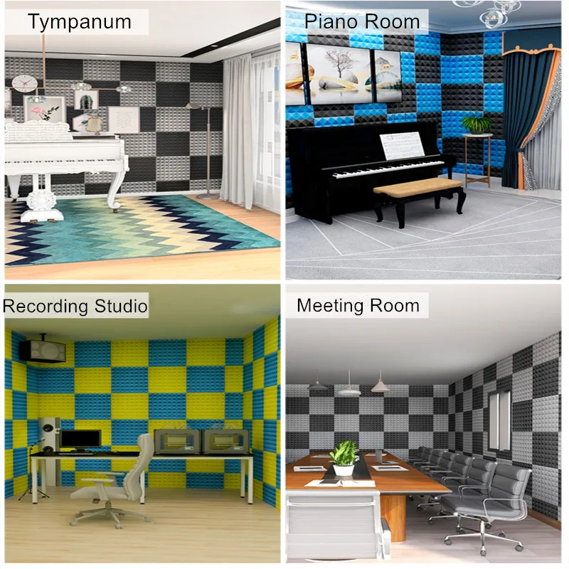 Студийная акустическая пена звукоизоляционная Защитная губка для студии