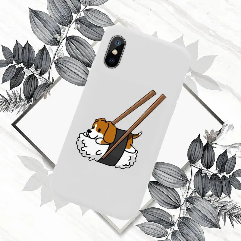 

Cartoon Corgi schnauzer dog Phone Case Candy Color for iPhone 11 12 mini pro XS MAX 8 7 6 6S Plus X SE 2020 XR