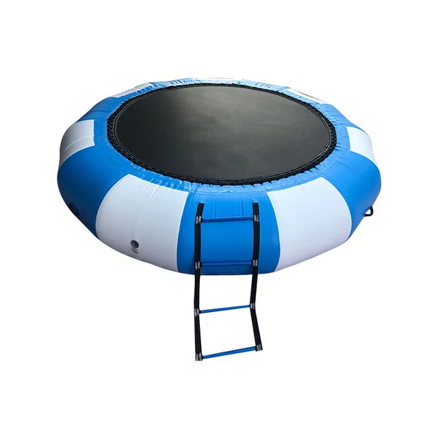 Водный батут Serie Splash Gevoerde Water Uitsmijter Opblaasbare Jump Батут Bounce Swim Platform For Sport