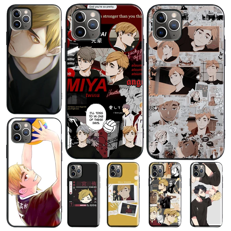 

Miya Atsumu Haikyuu TPU Case For iPhone 11 14 Pro Max XR X XS Max 6S 8 7 Plus SE 2020 12 Pro Max mini Cover