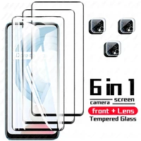 glass on realme c21 tempered glass for oppo realme c21 hd black screen protector phone back camera lens protective glass