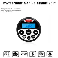 waterproof marine radio bluetooth stereo audio unit fm am receiver auto sound system mp3 player for utv golf cart boat motorcycl