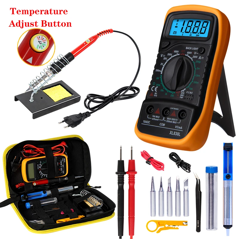 Набор паяльников 80 Вт 220 В 110 керамический нагревательный элемент регулируемая