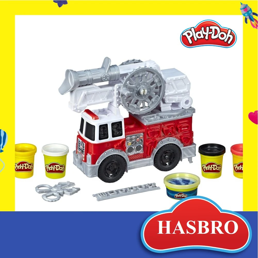 Набор игровой для лепки Play-Doh Wheels Пожарная машина E6103EU4 | Игрушки и хобби