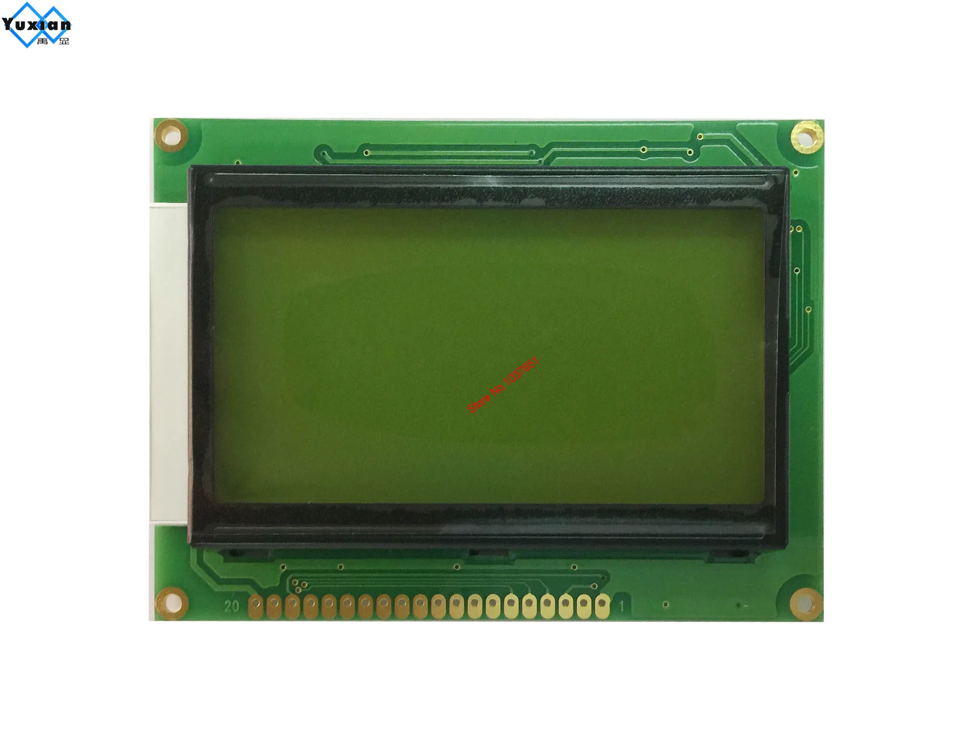 128x64 ЖК-дисплей LG128643 зеленая Нижняя подсветка 5 в NT7108 Совместимость AG12864A WG12864A