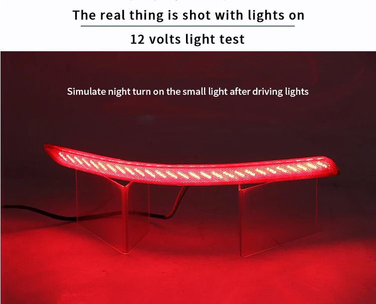 

A SET For Kia Optima Magentis K5 2011 2012 2013 LED Rear Bumper Reflector Warning Tail Light