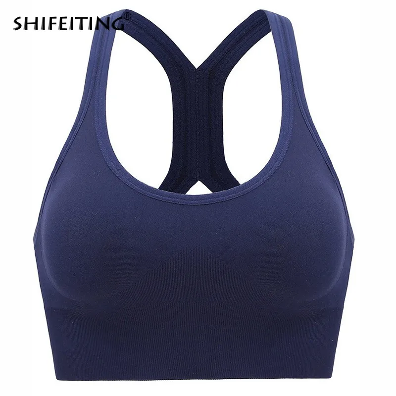 

Yoga Sports Bra Fitness Women Sportswear Feminine Top Bras for Fitness Gym Female Underwear Running Push Up Lingerie Bralette