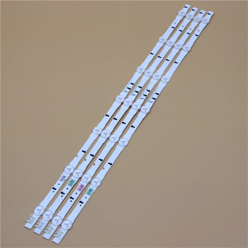 645mm TV LED Light Bars For Samsung UE32J6200AK UE32J6200AW UE32J6202AK UE32J6250SU Backlight Strip Kit 7 LED Lamps Lens 4 Bands