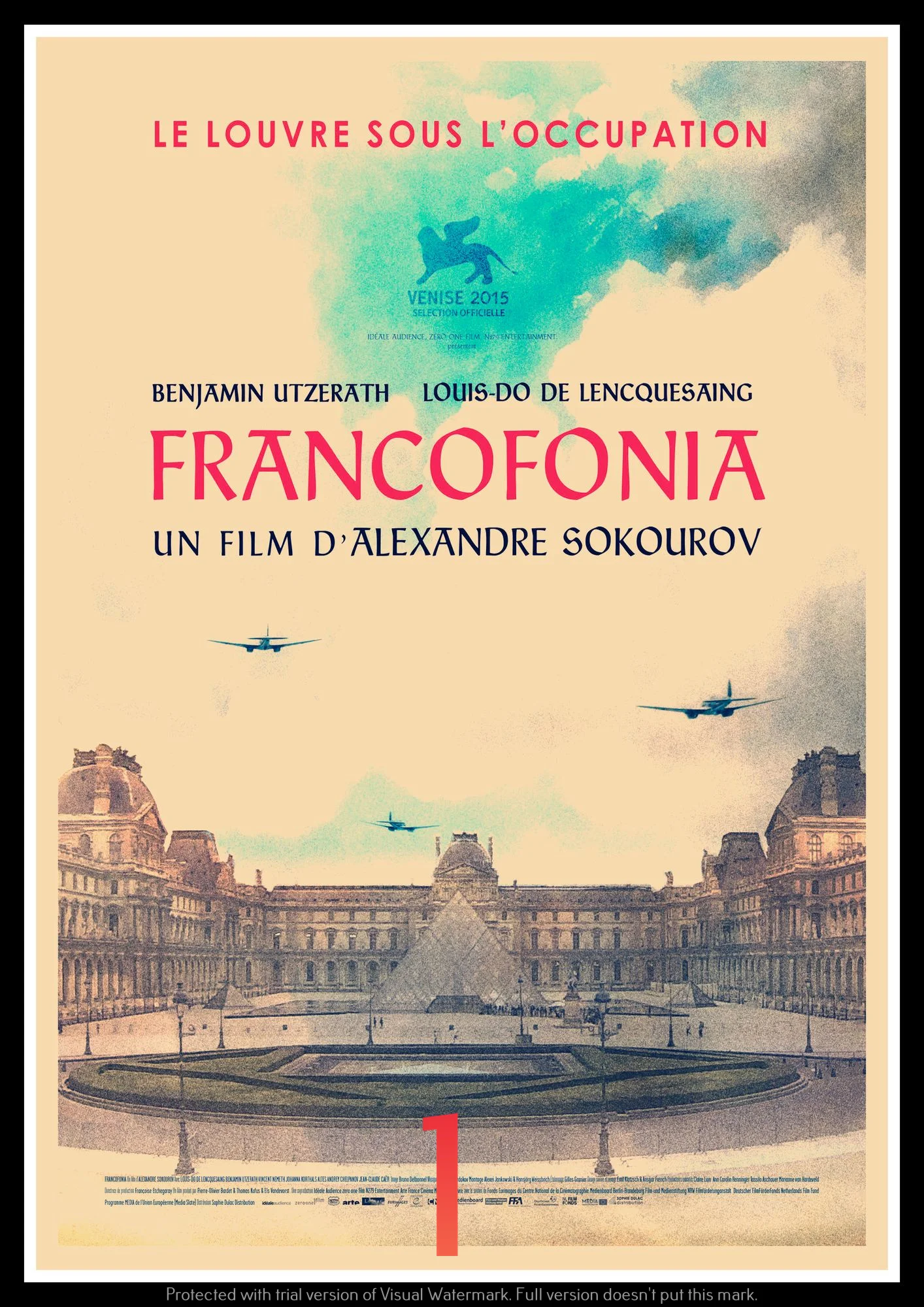Francofonia_2015_6.6_France Германии Нидерландов плакат декоративный DIY настенные холст