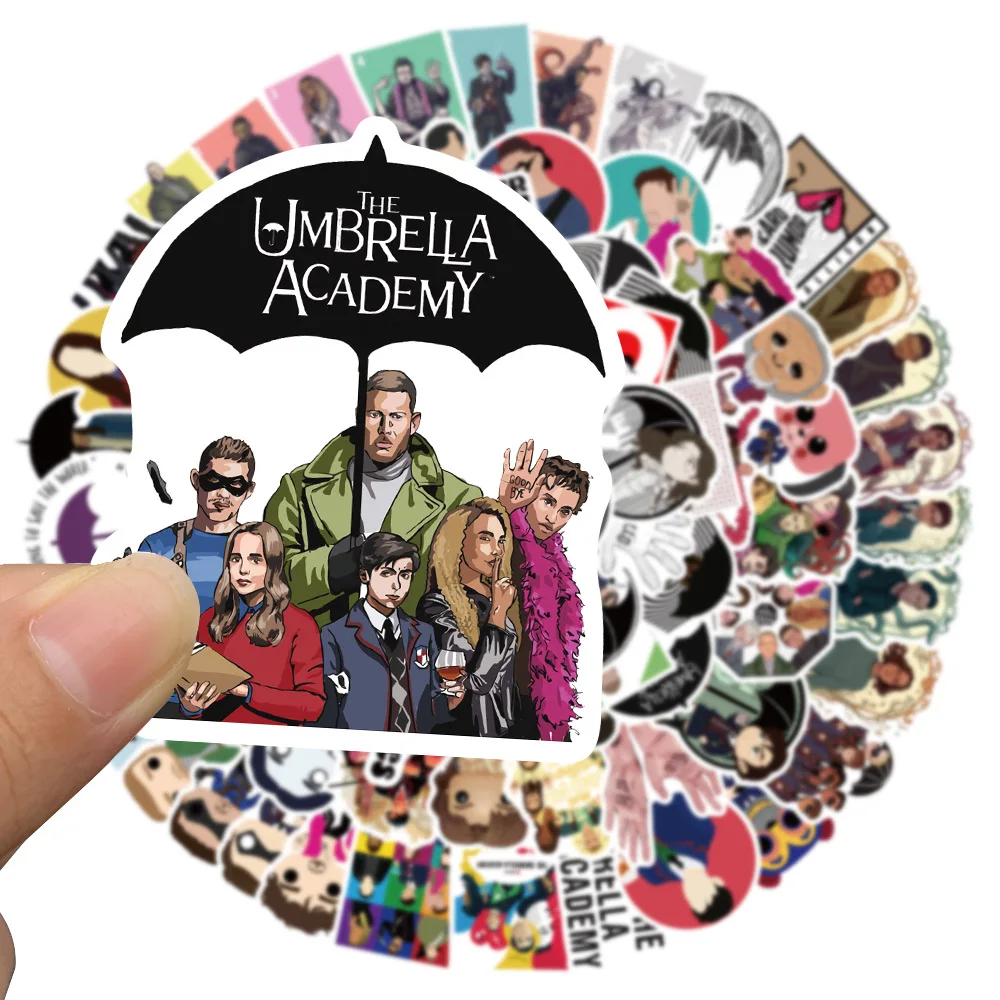 

100 шт. Телешоу американская драма зонтик академия наклейка багажник автомобиля мотоцикл скейтборд телефон шлем граффити наклейка Академия ...