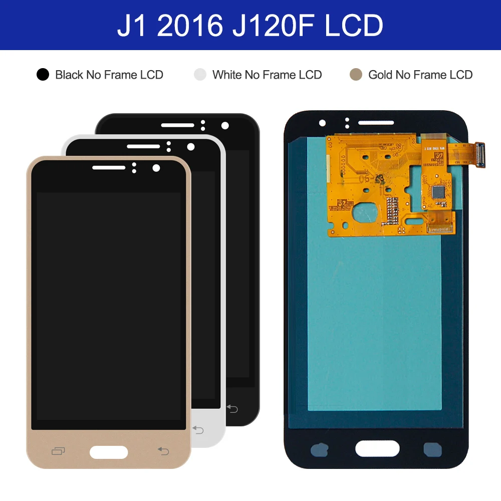 Оригинальный ЖК дисплей J120 для Samsung Galaxy J1 2016 J120F J120DS J120G J120M с сенсорным экраном и