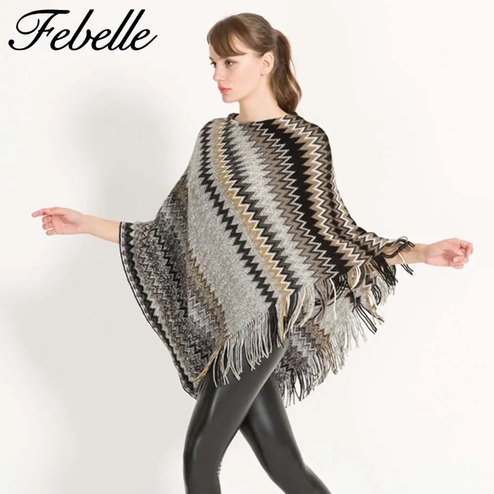 Febelle женская мода зимний кашемировый шарф шаль свободные комплекты летучая мышь