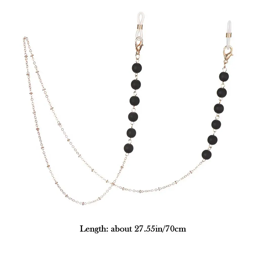 

1PC Non-slip Glasses Chain Glasses Holder Strap Outdoor Sports Sunglasses Lanyard Eyewear Braid Crystal Beaded Eyewear Braid