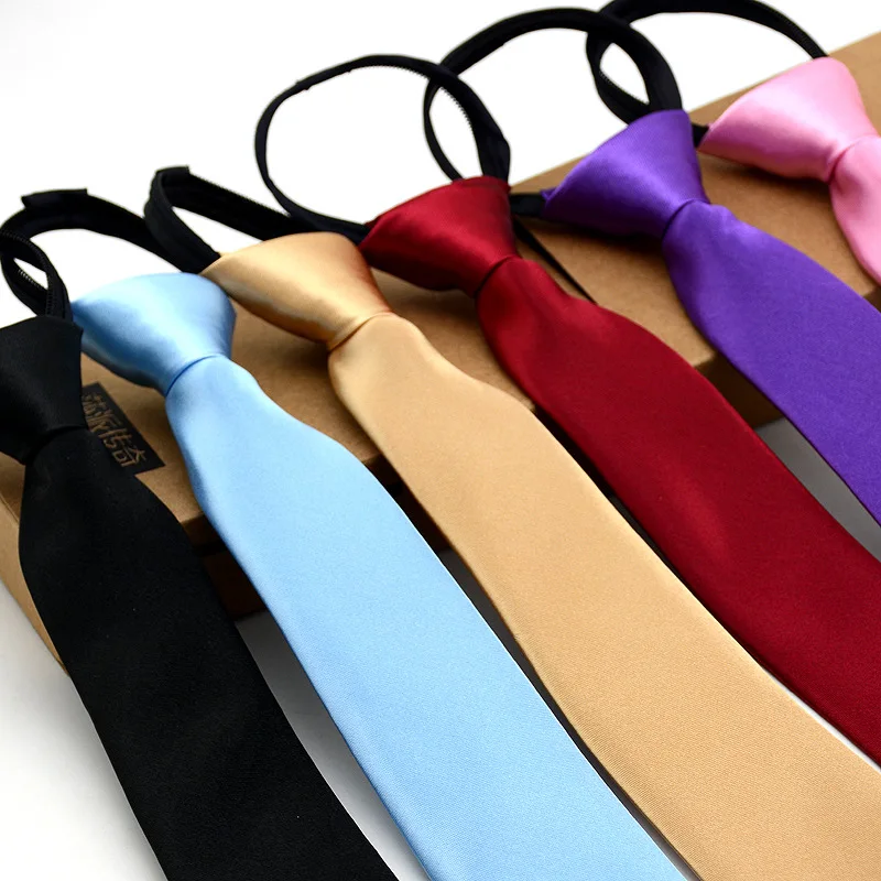 Mode Schule Kinder Krawatte Einfarbig Einfach Zu Tragen Für Mädchen Jungen Kid Pre-gebunden Bunte Einstellbar Dünne krawatte Geschenk