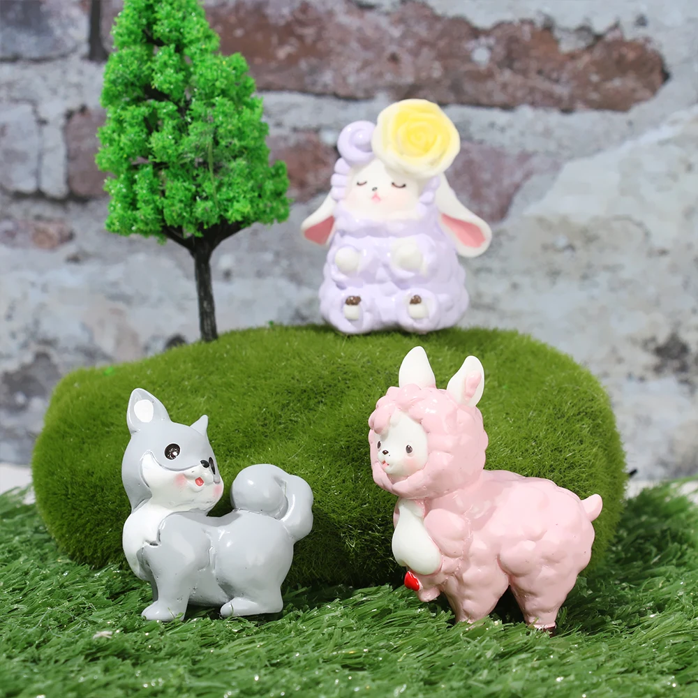 Милая Миниатюрная модель микропейзажных украшений сказочного сада маленькая