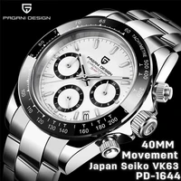 2021 pagani design vk67 movement quartz wristwatches top brand business waterproof chronograph stainless steel watches for men