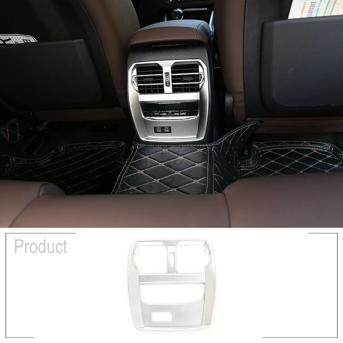 

ABS Chrome For BMW 3 Series G20 G21 2019 2020 Rear Air Outlet Vent Frame