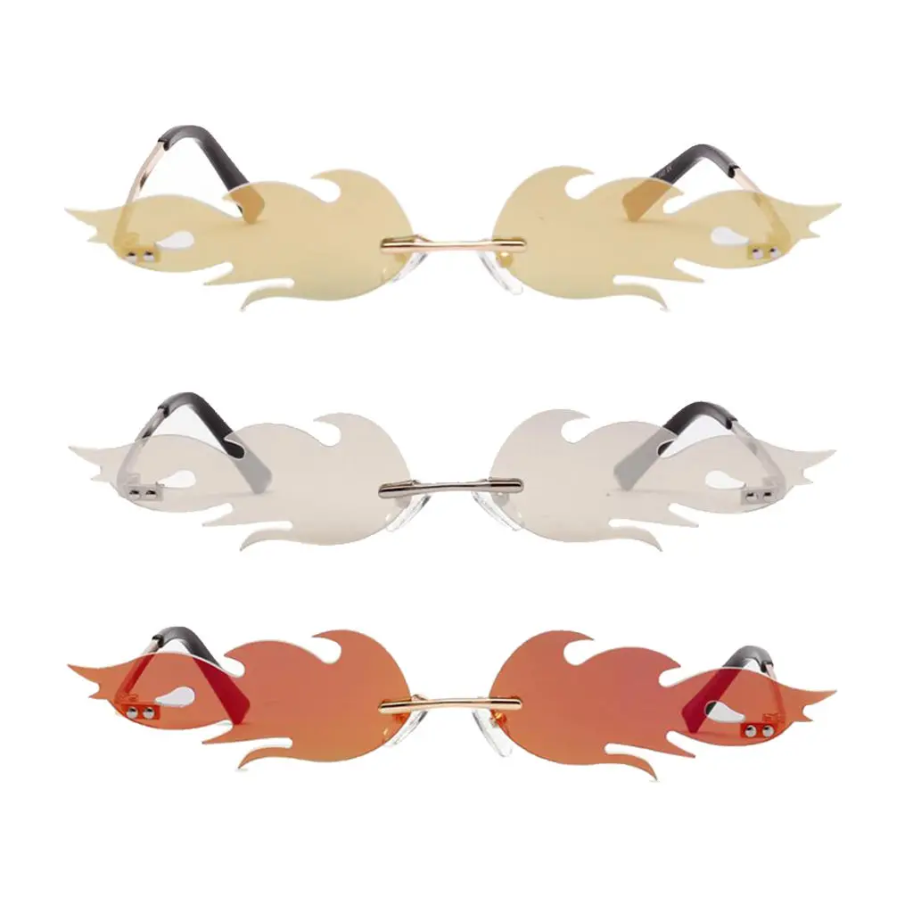 Мужские солнцезащитные очки в стиле панк форме волны подарок хип-хоп с линзами