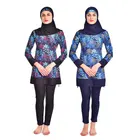 Мусульманский купальный костюм размера плюс Для женщин скромные исламские костюмы для плавания мусульманский купальный костюм; Купальник Полное покрытие Хиджаб Burkinis Исламская