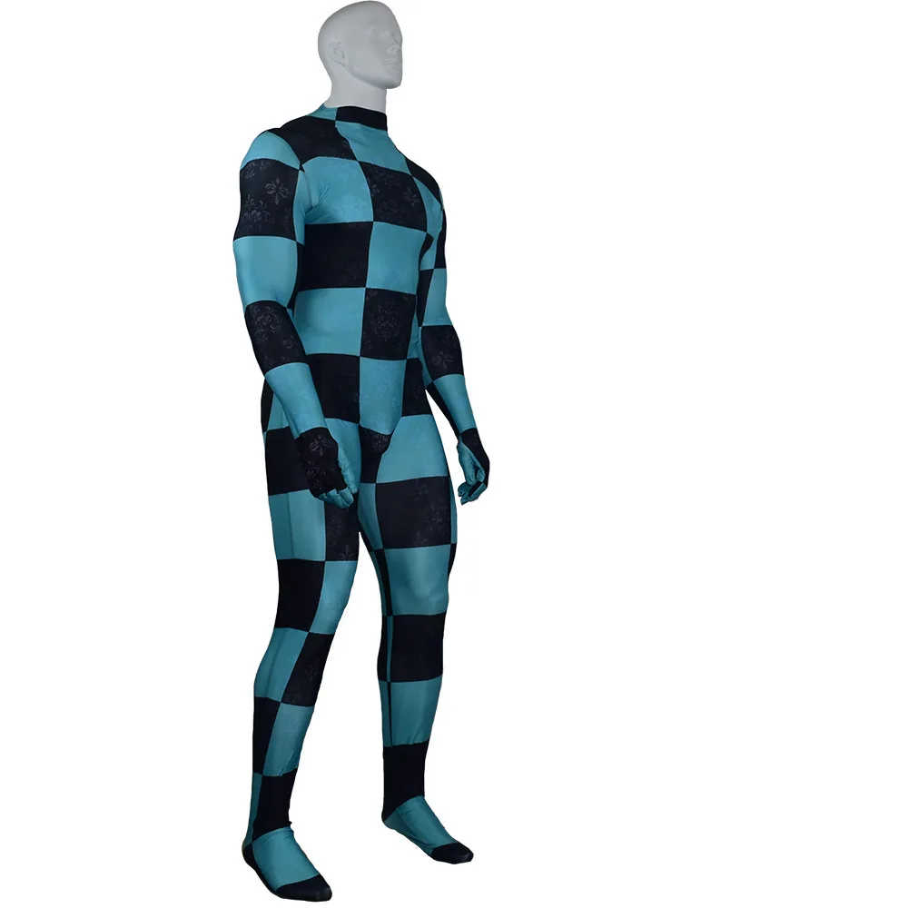 

Anime Demon Slayer Bodysuit Cosplay Tights Kazomon TanjiroTight-fitting One-piece Clothes Exhibition Halloween Show Costume