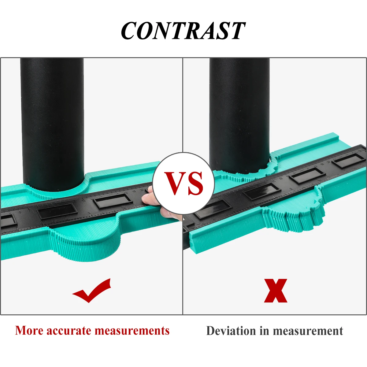 12/14/25/50cm Variety Plastic Copy Contour Gauges Profile Standard Wood Marking Tool Tiling Laminate Tiles Household Tools | Инструменты