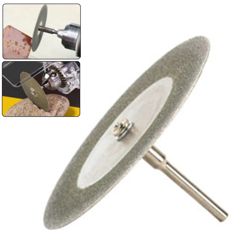 

2/50mm Mini Diamond Cutting Disc W/ 1/8 Shank Saw Rotary Woodworking Tool 2019
