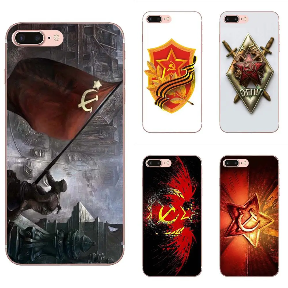 Советская эмблема СССР Классический защитный чехол из ТПУ для Sony Xperia Z Z1 Z2 Z3 Z4 Z5
