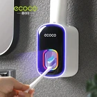 Автоматический Дозатор зубной пасты ECOCO, пыленепроницаемый настенный выжиматель для дома, аксессуары для ванной комнаты, органайзер, Новинка