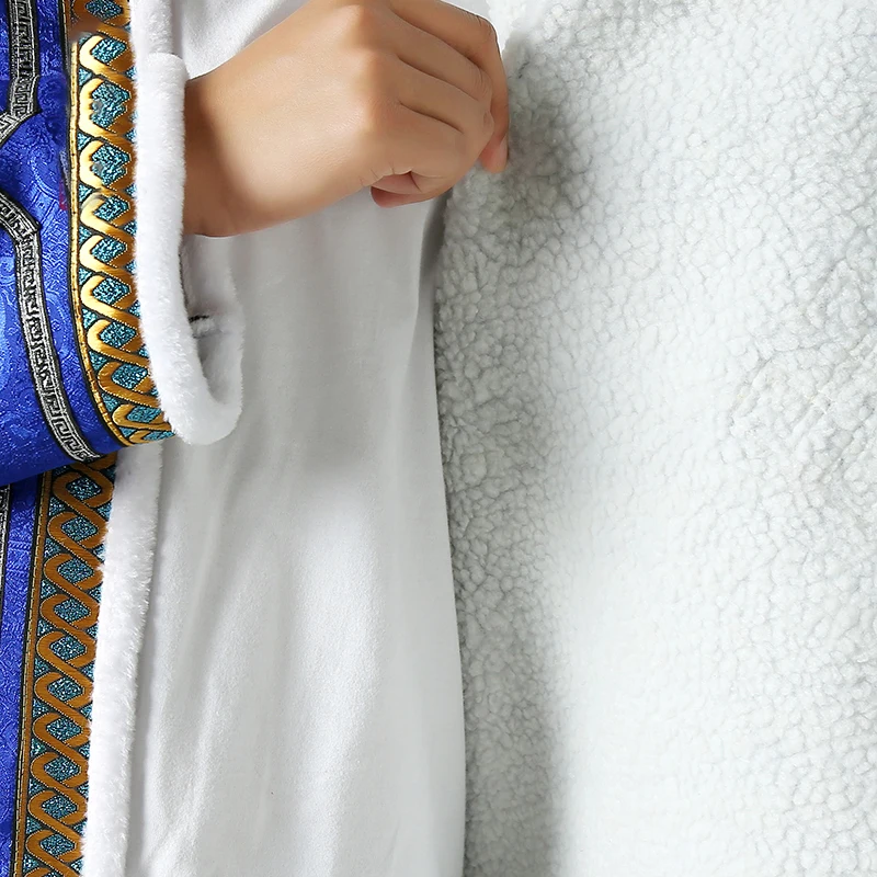 Зимняя мужская куртка с длинным рукавом традиционный китайский костюм Тан