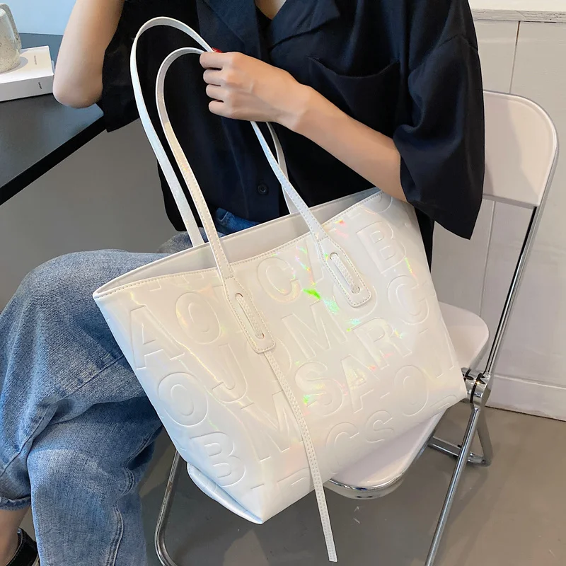 

Beibao простая вместительная сумка 2021 Новая модная сумка через плечо сетчатая красная текстура Портативная Сумка-тоут модная