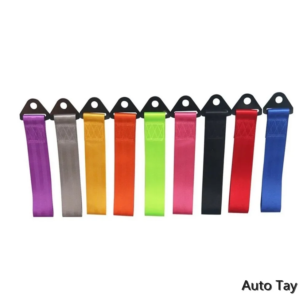 

Буксировочный трос для гоночных автомобилей, 1 шт., 25x5 см, Универсальный Буксировочный трос для бампера, прицепа, буксировочный трос из высокопрочного нейлона, аксессуары для автомобиля