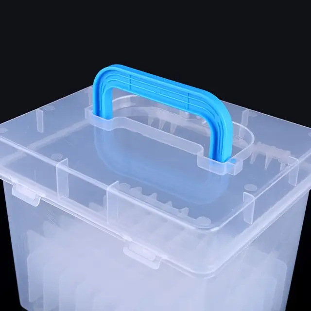 80 Slot Plastic Carrying Marker Case Holder Storage Organizer Box for Paint  Sketch Markers-Fits for Markers Pen from 15mm to 18m