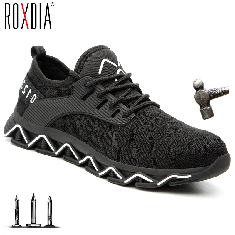 

Drop shipping Steel Toe Work Shoes Sneakers New Fashion for Men Women Ultralight Mesh Industial Safety shoes RXM194