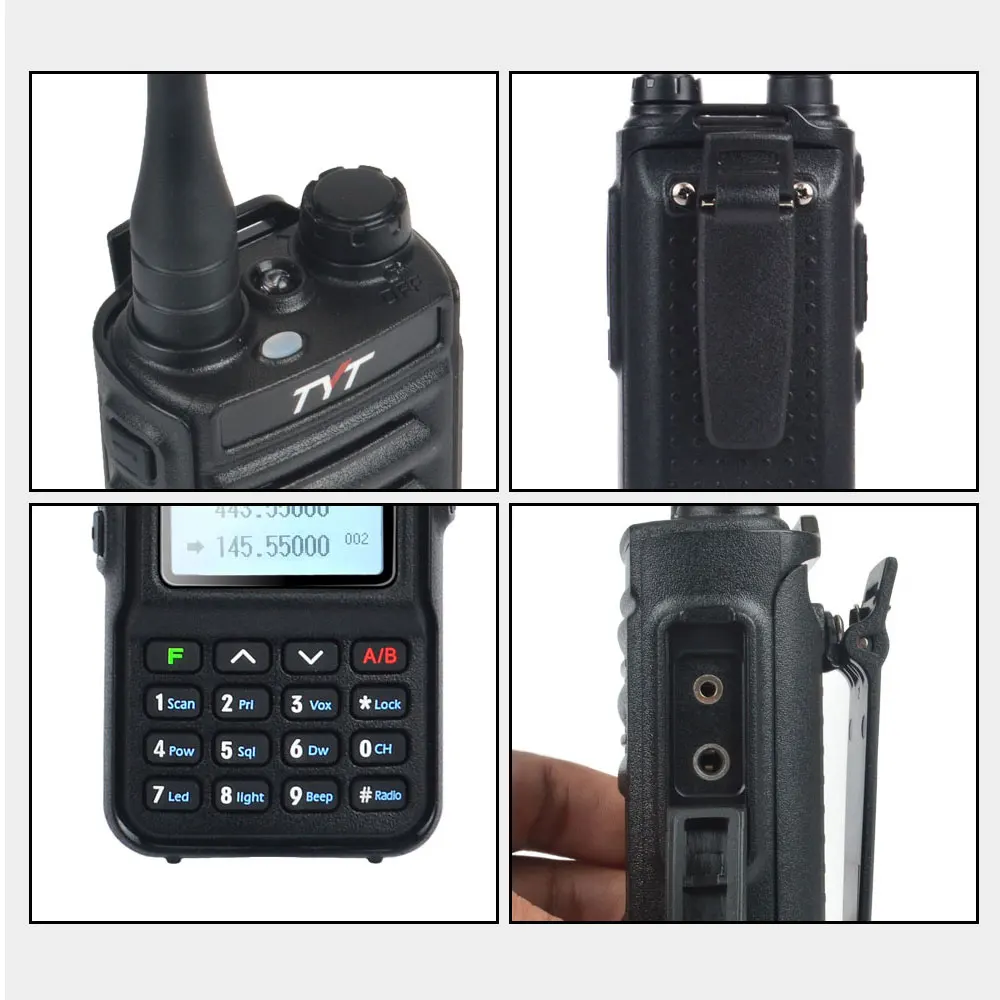 TYT walkie talkie TH-UV88 UHF VHF dual band 136-174MHz 400-480MHz 5W 200CH Scrambler VOX FM two way radio