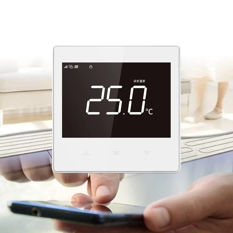 Wall-Mounted Floor Heating Temperature Controller WiFi Mobile Phone Remote Press Screen Control Panel | Бытовая техника