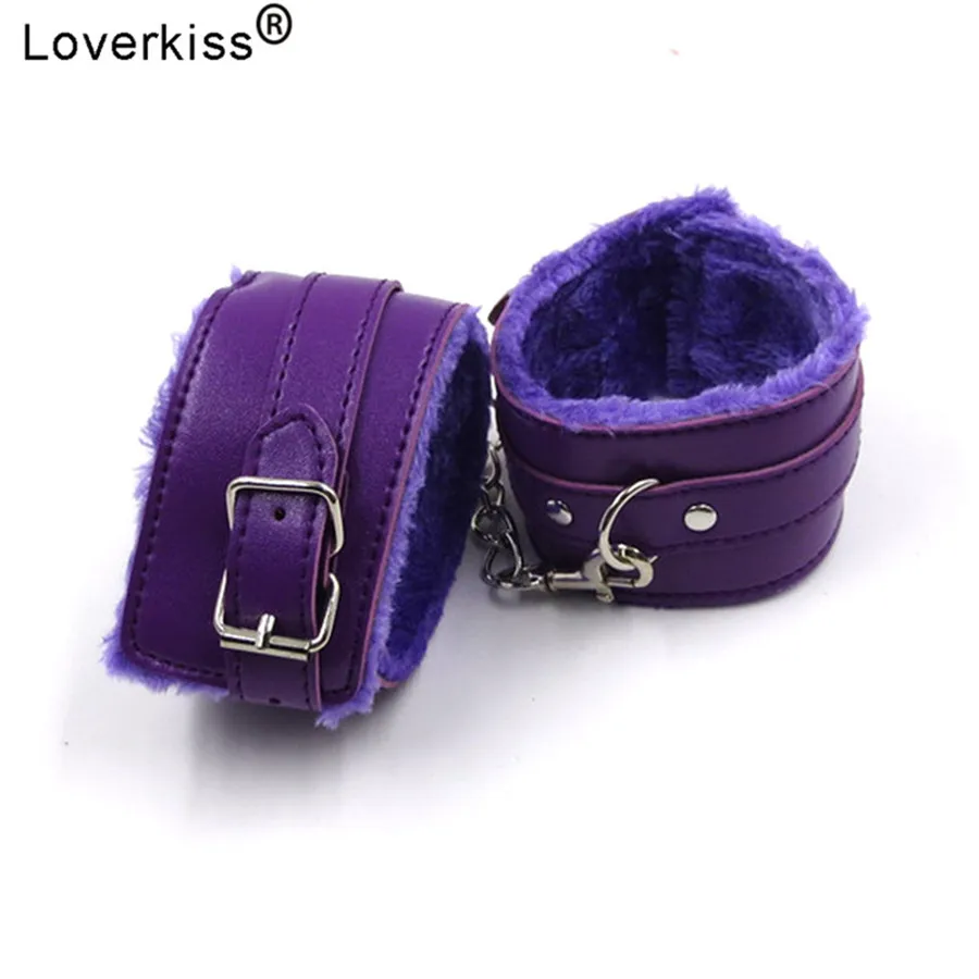 1 комплект мягкие бриллианты наручники фиксаторы секс бондаж товары Для лодыжек