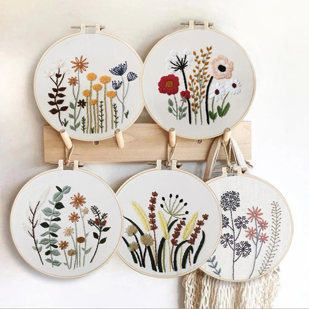 

Embroidery Cross Stitch Kit Set For Beginners-Handmade Embroidery DIY Craft 20cm